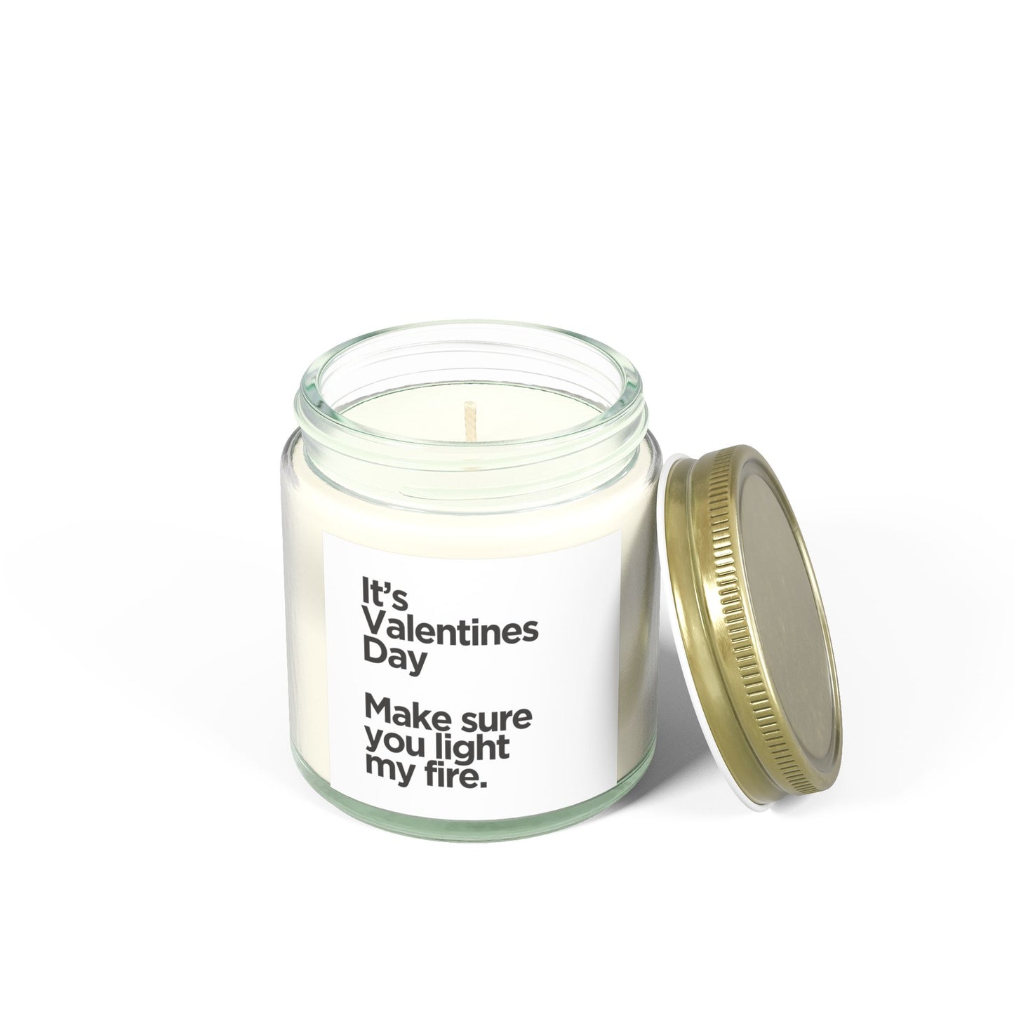 Valentine's Day Scented Candles, Coconut Apricot Wax (4oz, 9oz)