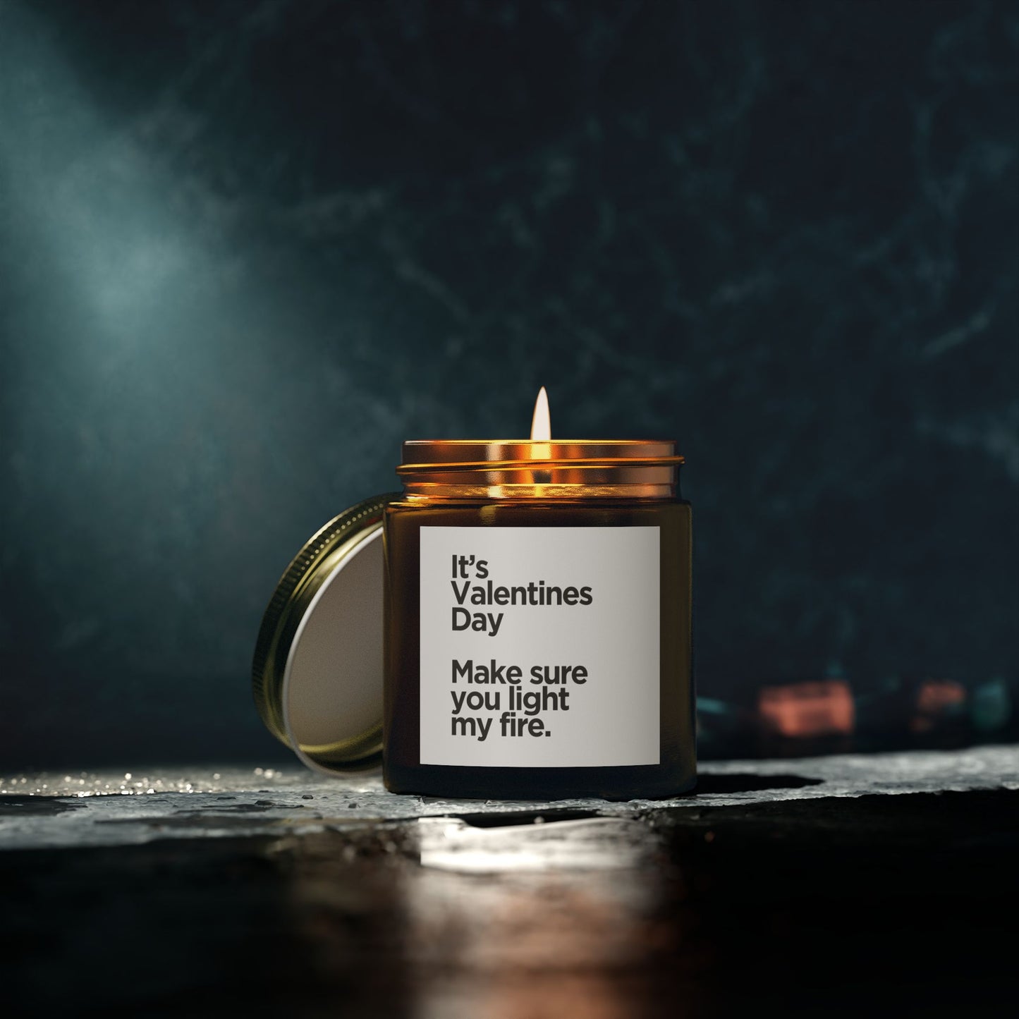 Valentine's Day Scented Candles, Coconut Apricot Wax (4oz, 9oz)